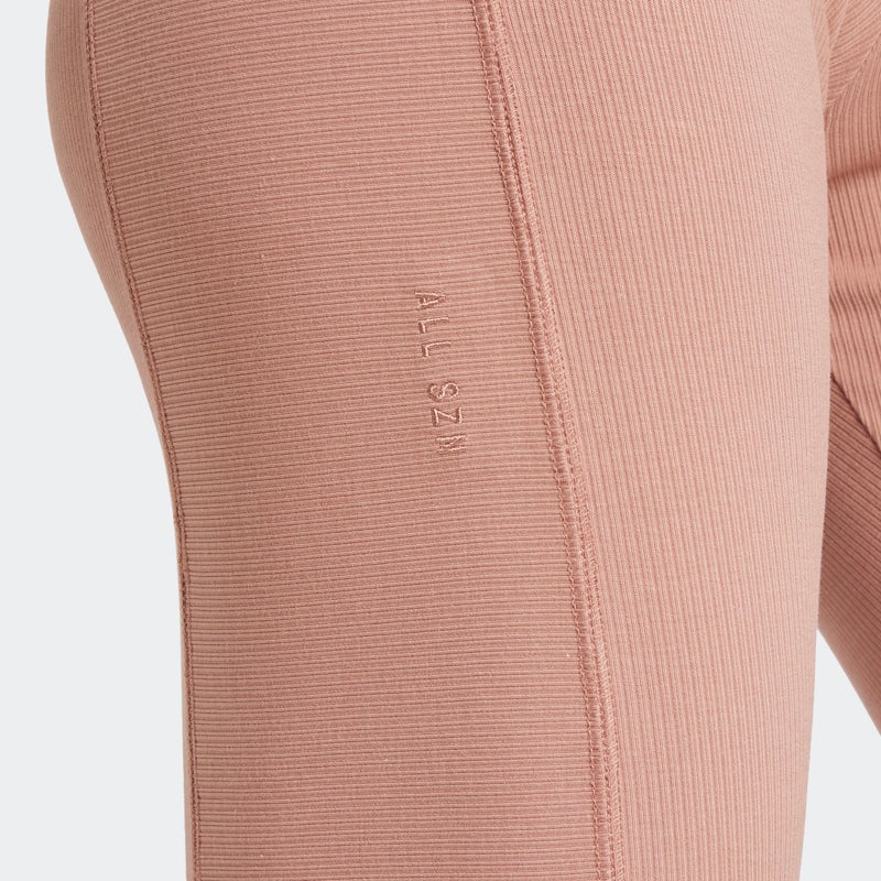 Adidas سروال ليغينغ rib عالي الخصر - Image 5